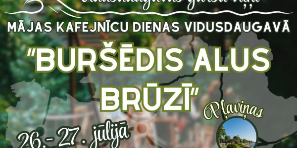 Mājas kafejnīcu dienas Vidusdaugavā 2025 BURSH alus brūzī